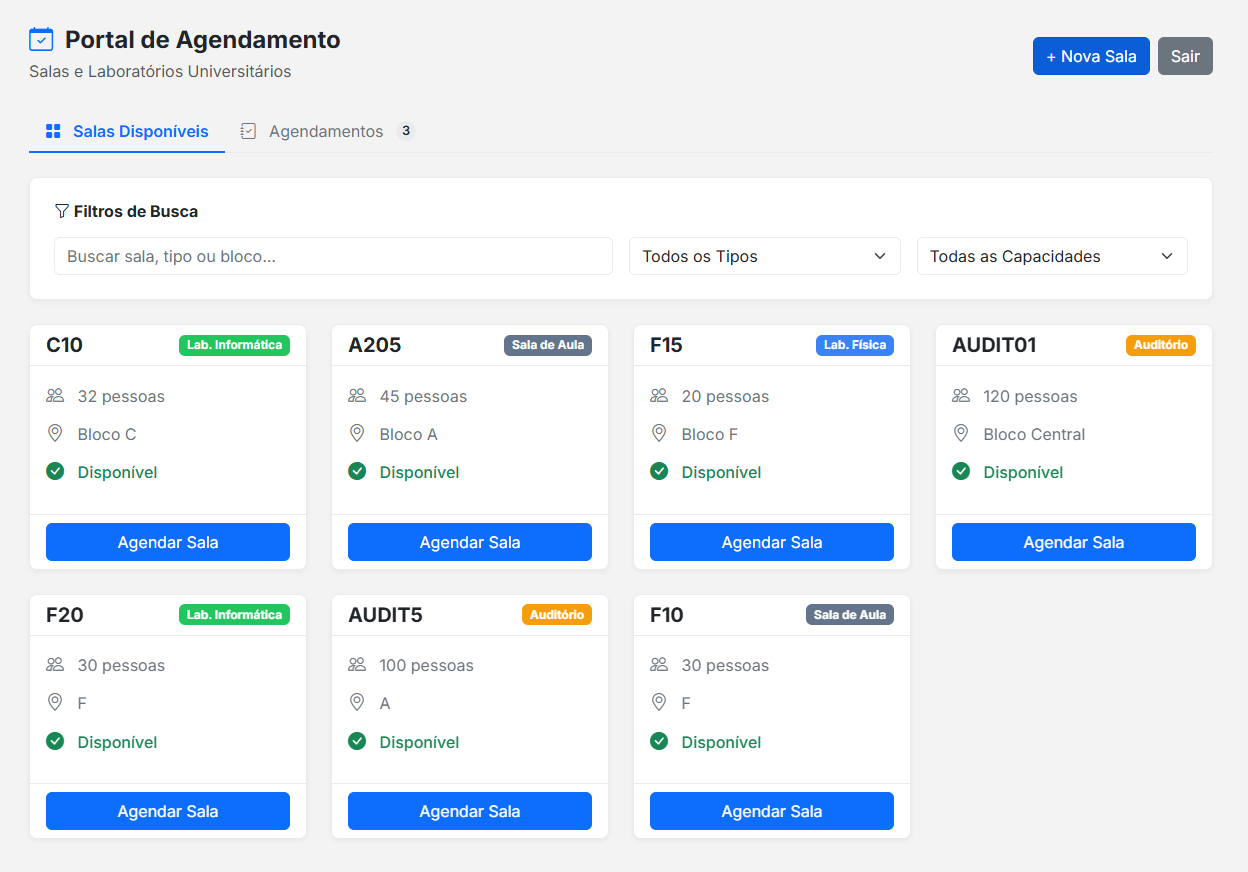 Portal de Agendamento